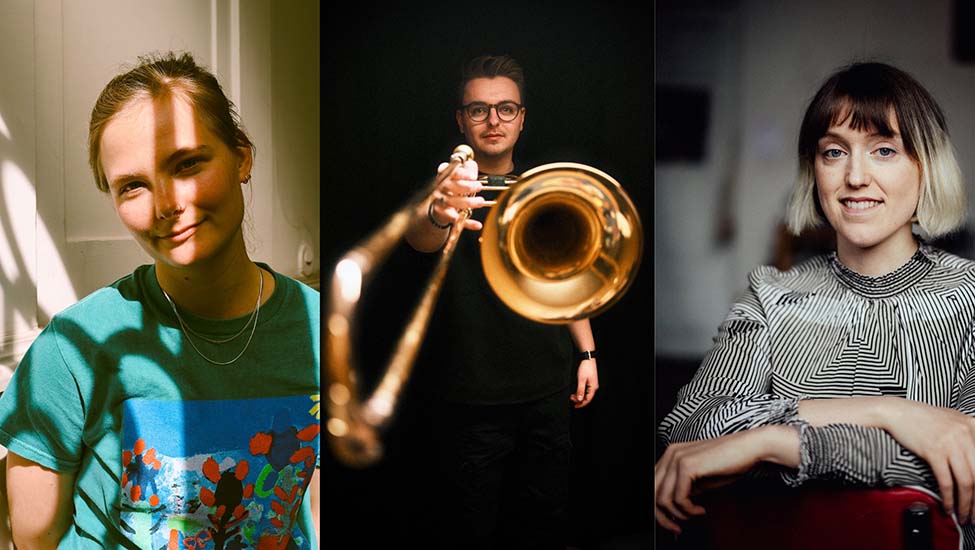 BMW Young Artist Jazz Award Gewinner 2024: Susi Lotter, Moritz Renner und Marina Schlagintweit