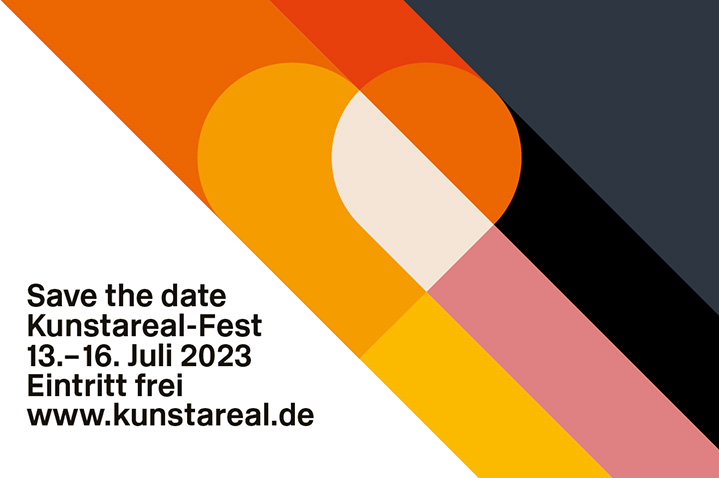 Das Logo des Kunstareal-Fests 2023.