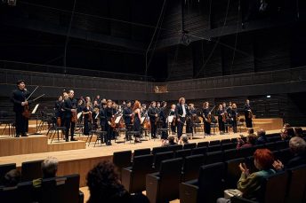 Foto vom Hochschulsymphonieorchester in der Isarphilharmonie